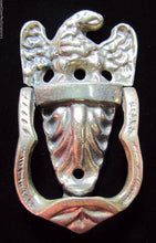 Load image into Gallery viewer, EAGLE DOOR KNOCKER Old Small Brass Interior Bathroom Bedroom B&amp;B Hardware
