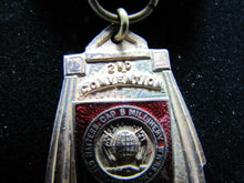 Load image into Gallery viewer, 1936 UNITED HATTERS CAP &amp; MILLINERY Union Convention NY Delegate Medallion
