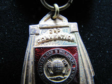 Load image into Gallery viewer, 1936 UNITED HATTERS CAP &amp; MILLINERY Union Convention NY Delegate Medallion
