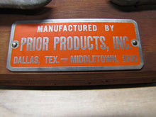 Load image into Gallery viewer, PRIOR WHEEL WEIGHTS Old Auto Parts Store Display Counter Top Sign TEXAS OHIO

