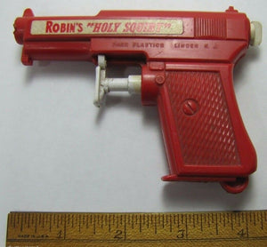 ROBIN'S HOLY SQUIRT  Water Gun Park Plastics Batman Robin Toy Watergun