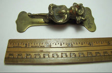 Load image into Gallery viewer, Old Brass Demon Devil Gargoyle Door Knocker small interior door Lincoln Imp
