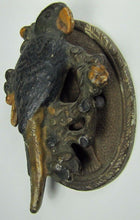 Load image into Gallery viewer, Antique Cast Iron Parrot Door Knocker Sm Interior Hardware B&amp;B Bathroom Bedroom
