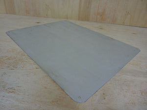 Old NO HUNTING MEN WORKING Sign 9-53 Safety Advertising Unusual Wording HTF
