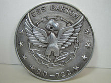 Load image into Gallery viewer, USS BARTON DD-722 Navy Ship Plaque Sumner-class Destroyer WW2 Naval Sign
