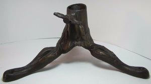 Antique Cast Iron Tree Base Roots Stand exquisite fine detailing pole base stand