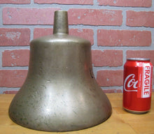 Load image into Gallery viewer, USN UNITED STATES NAVY Old BRASS NICKEL PLATED Retired Nautical Ships Boat Bell
