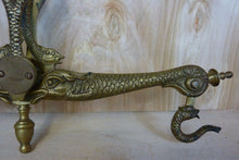 Load image into Gallery viewer, Vintage Brass Decorative Art Scale Balance Figural Dauphins Candearte Portugal
