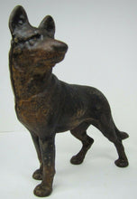 Load image into Gallery viewer, Antique GERMAN SHEPHERD Doorstop Cast Iron Old Decorative Art Dog Statue
