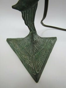 Geese Mallards Ducks Birds in Flight Bronze Brass Lamp Stained Glass Light Shade