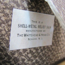 Load image into Gallery viewer, H&amp;W BANDEAUX CORSETTES GIRDLES GARTER BELTS Antique Ad Sign W&amp;H Newark NJ
