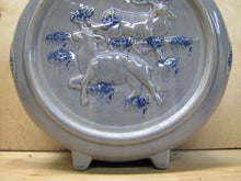 Load image into Gallery viewer, Bardell&#39;s Root Beer Stoneware Pottery Jug Canteen Handle Decorated Mountain Deer
