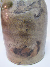 Load image into Gallery viewer, BOSTON HIGHLAND YEAST Antique Small Stoneware Pottery Jug Impressed Lettering
