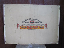 Load image into Gallery viewer, DOUBLE KAY KK NUT SHOP DEVILS TURNING SIZZLING BARBECUED NUTS Old WF Expo Sign
