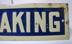 Antique DRESSMAKING Sign embossed tin litho ALLEN & VAN DYKE BKLYN NY Salesman
