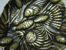 Load image into Gallery viewer, 1940s Brass GROUSE Tray Card Tip Trinket High Relief Decorative Arts

