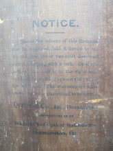 Load image into Gallery viewer, OTHELLO RANGE HEUSINGEER MILITARY PLAZA Texas Antique Thermometer Wood Sign Ad

