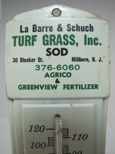 Load image into Gallery viewer, Old Agrico &amp; Greenview Fertilizer La Barre&amp;Schuch Grass Millburn NJ Thermometer
