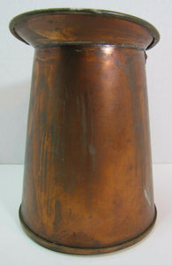 Old Copper Pitcher nicely detailed small kitchenware barware utilitarian tool