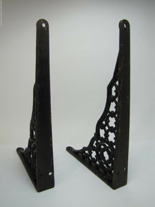 Old Cast Iron Architectural Pair Brackets Decorative Arts Hardware Elements