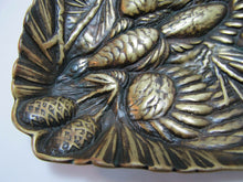 Load image into Gallery viewer, 1940s Brass GROUSE Tray Card Tip Trinket High Relief Decorative Arts
