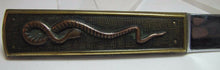 Load image into Gallery viewer, Serpent Snake Decorative Arts Letter Opener Germany high relief bronze handle

