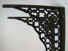 Load image into Gallery viewer, Old Cast Iron Architectural Pair Brackets Decorative Arts Hardware Elements
