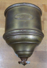 Load image into Gallery viewer, 19c PAGE BROS &amp; Co BOSTON MASS Brass Bronze Oil Lamp Holder Bracket RR Ship
