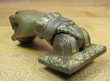 Load image into Gallery viewer, Antique Hand Ball Door Knocker Striker Ornate Architectural Hardware Element
