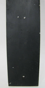 Antique 'PUSH' Bevel Edge Glass Door Push Plate Sign Old Architectural Hardware