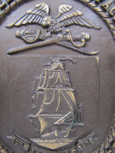 Load image into Gallery viewer, Commander Naval Surface Force U.S. Atlantic Fleet Plaque ornate copper Navy
