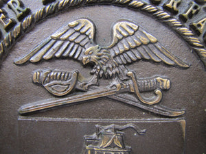 Commander Naval Surface Force U.S. Atlantic Fleet Plaque ornate copper Navy