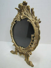 Load image into Gallery viewer, Cast Iron CHERUB FRAME Vintage Art Nouveau Style High Relief Picture Mirror Art
