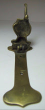 Load image into Gallery viewer, Old Brass Demon Devil Gargoyle Door Knocker small interior door Lincoln Imp
