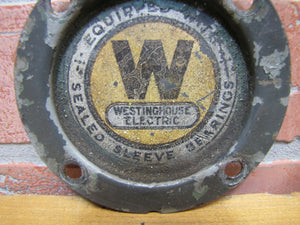 W WESTINGHOUSE ELECTRIC Nameplate Sign EQUIPPED WITH SEALED SLEEVE BEARINGS