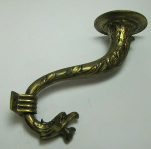 Old Brass Gargoyle Monster Devil Beast Serpent Decorative Arts Hardware Element