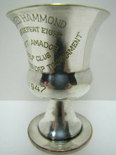 Load image into Gallery viewer, 1947 FORT AMADOR GOLF CLUB WOMANS TOURNAMENT WINNER Silver Plate Trophy Award
