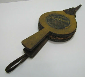 Antique JAYNES MAGIC INSECT POWDER Poison Advertising Wooden Bellows BOSTON MASS