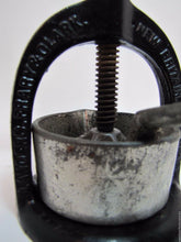 Load image into Gallery viewer, Antique Cast Iron Columbia Meat Juice Press No2 Landers Frary &amp; Clark Conn USA
