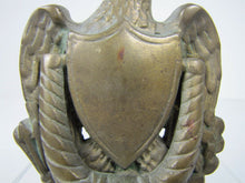 Load image into Gallery viewer, EAGLE Old Brass Door Knocker Figural Architectural Hardware Element
