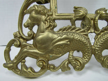 Load image into Gallery viewer, SEA MONSTERS HIPPOCAMPUS CHERUBS Old Brass Decorative Arts Frame Picture Mirror
