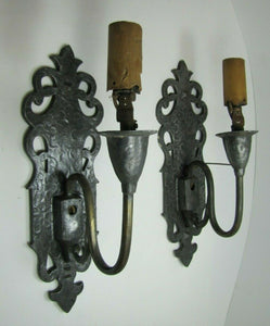 Arts & Crafts Gothic Sconces Ornate Decorative Art Wall Mount Light Fixtures