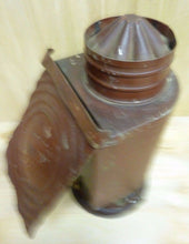 Load image into Gallery viewer, Antique Tin Oil Lamp Red Lense Cover Miller Simplex Burner Darkroom Photography
