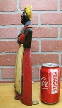 Load image into Gallery viewer, 1920s Chef Woman Hands Hips Cast Iron Doorstop Littco Littlestown Pa Americana
