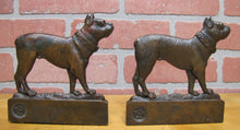Load image into Gallery viewer, B&amp;H BRADLEY HUBBARD BULLDOG Boston Terrier Dog Antique Bookends Art Statues
