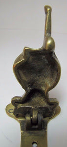 Old Brass Demon Devil Gargoyle Door Knocker small interior door Lincoln Imp