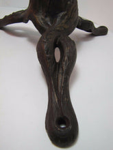 Load image into Gallery viewer, Antique Cast Iron Tree Base Roots Stand exquisite fine detailing pole base stand

