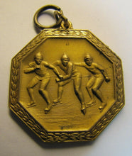 Load image into Gallery viewer, 1928 BROOKLYN ICE PALACE GF Gold Filled Skating Race Medal NY DIEGES CLUST
