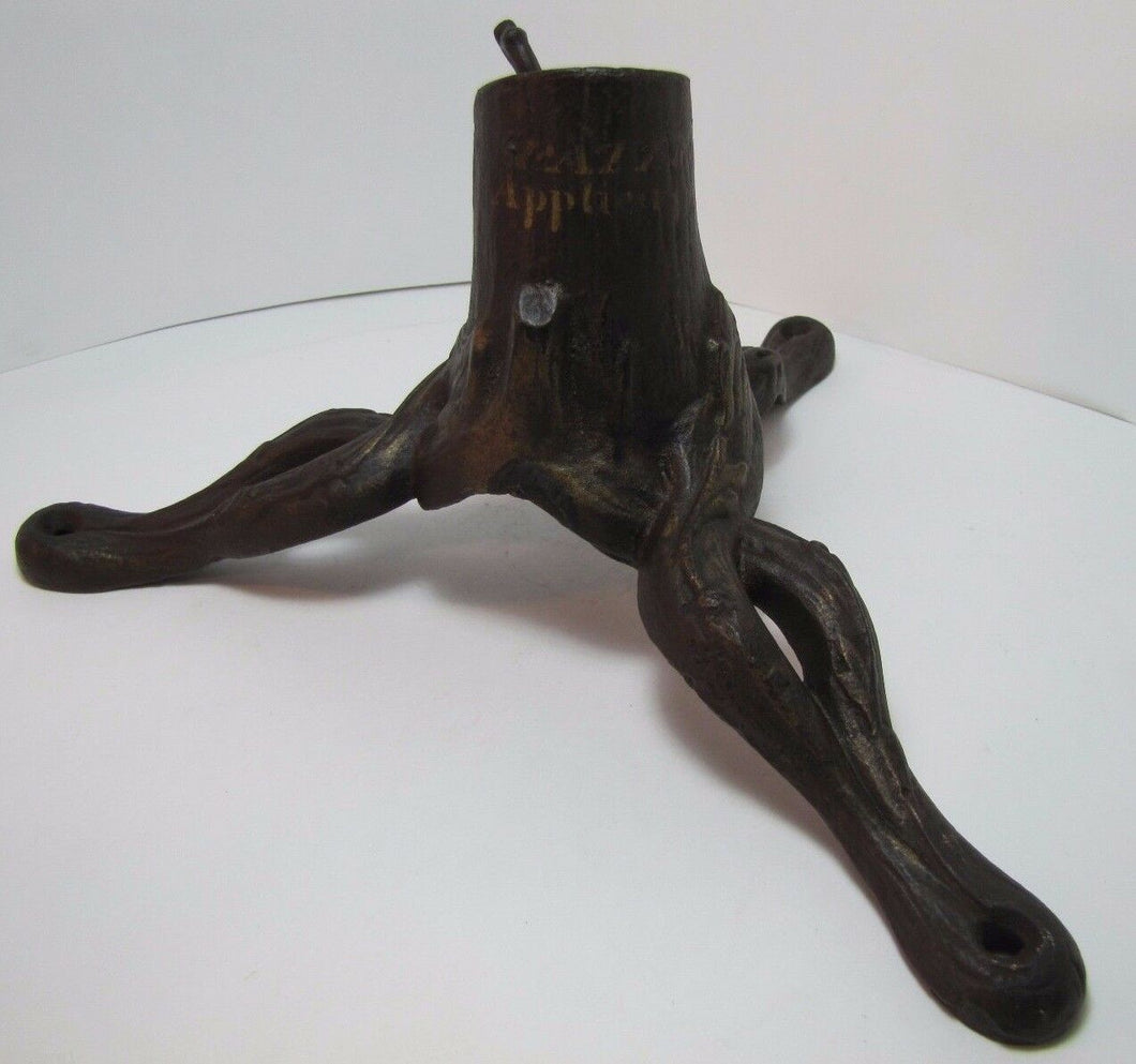 Antique Cast Iron Tree Base Roots Stand exquisite fine detailing pole base stand