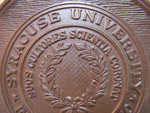 Load image into Gallery viewer, SYRACUSE UNIVERSITY 1920s CS&amp;C Co Cast Iron Bookend Doorstop Decorative Statue
